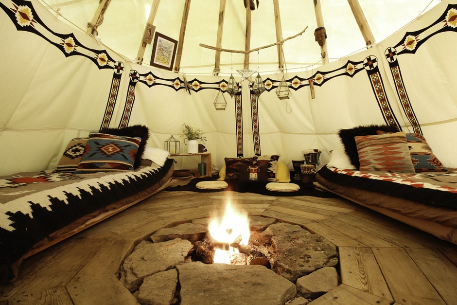 Tips for Creating a Fire Pit Inside of a Teepee